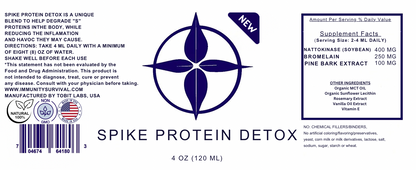 Spike Protein Detox: Total Body Renew (NEW: Liquid for easy use)