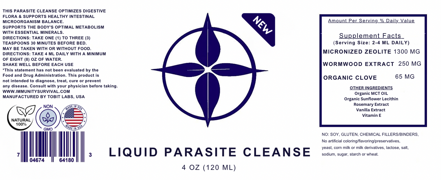 Liquid Parasite Vital Detox: Internal Purifying Cleanse (NEW: UPDATED FORMULA)